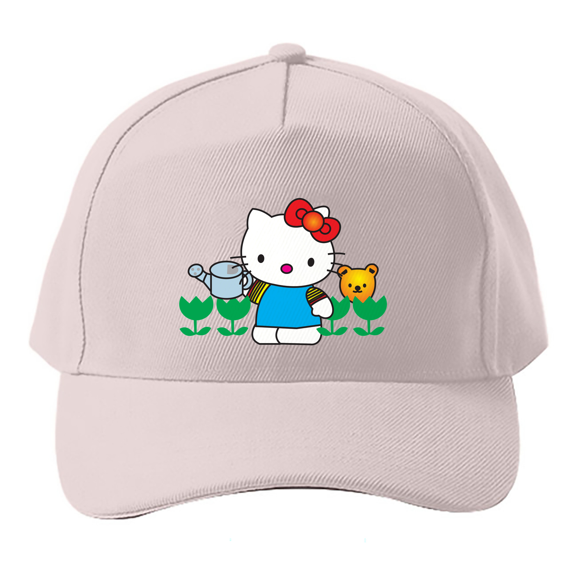 （画像用） Hello Kitty ハローキティ ベースボールキャップ 綿100％ 男女兼用 帽子 スポーツ